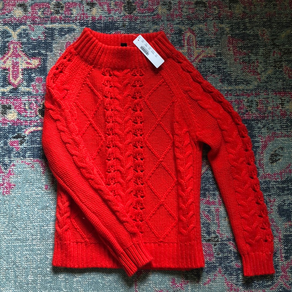 Classic J.Crew Cableknit Sweater